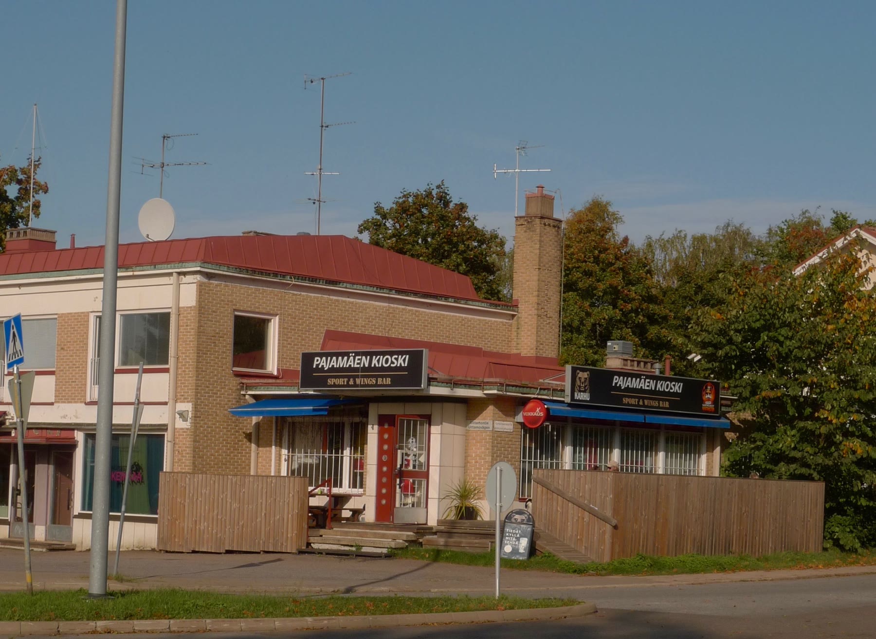 Pajamäen kioski Uittamontieltä